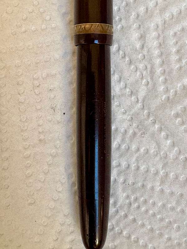 Vintage Parker Duofold fountain pen made in England , 14K gold nib