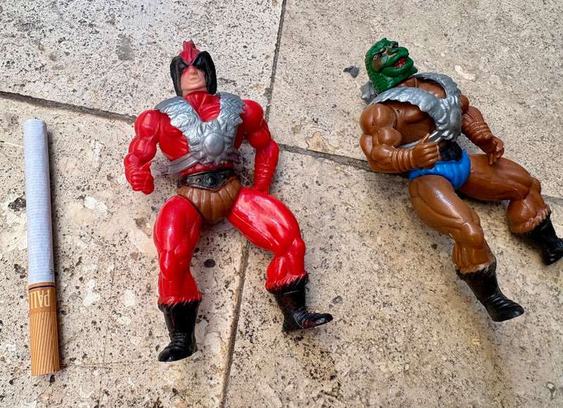 Vintage action figures pair Hong Kong