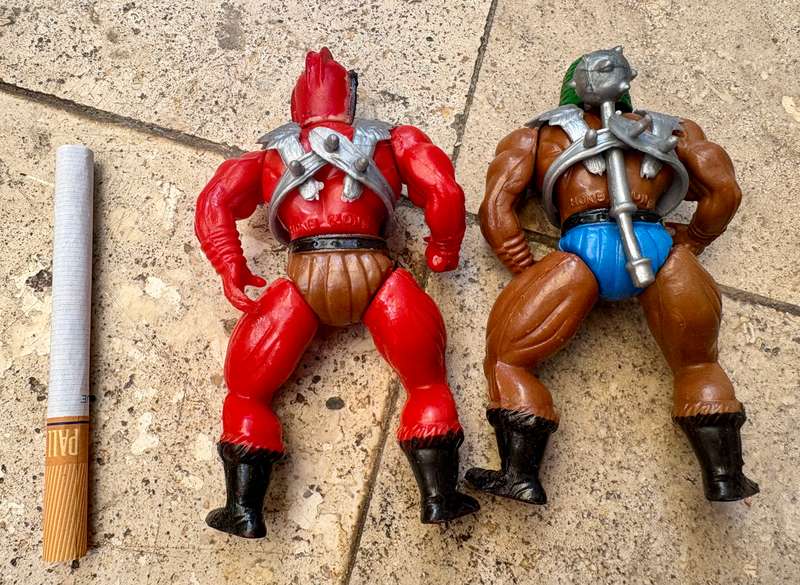 Vintage action figures pair Hong Kong