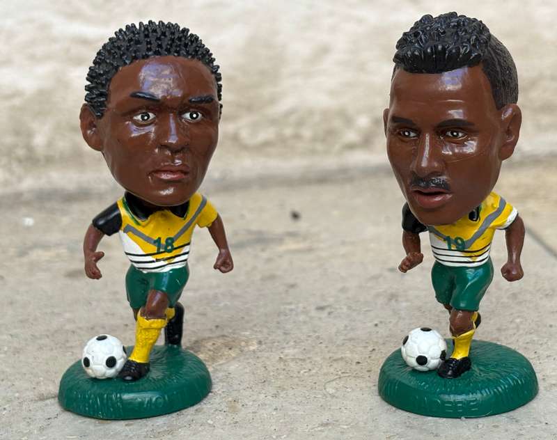 Soccerstarz - South Africa John Moeti and Lucas Radebe  football figure pair