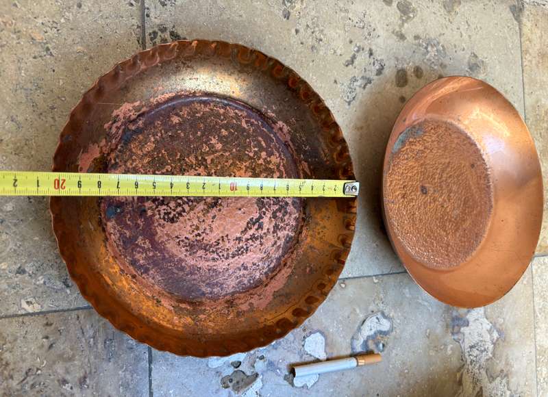 Vintage Mitchel Rose  copper plate pair Rhodesia