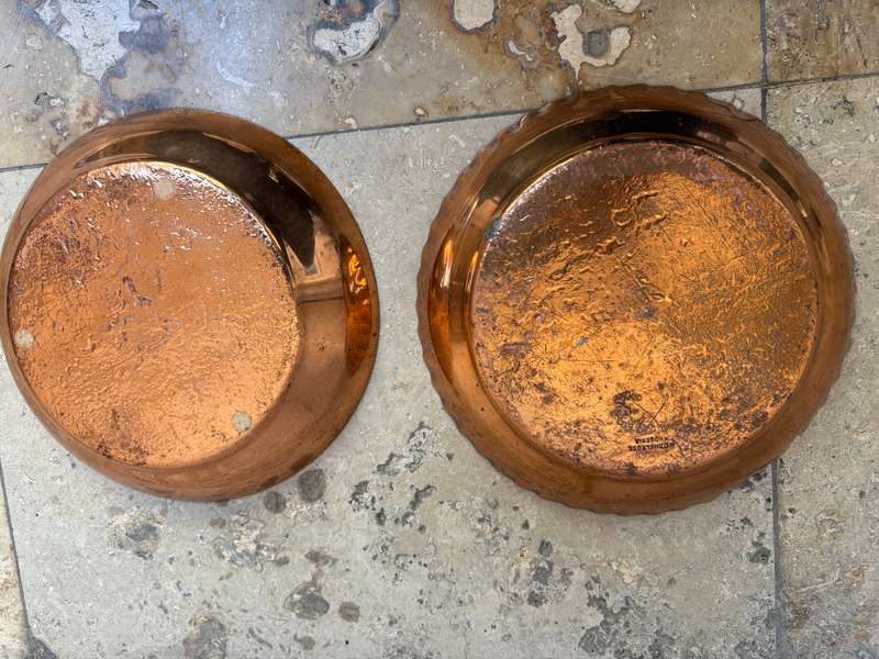 Vintage Mitchel Rose  copper plate pair Rhodesia