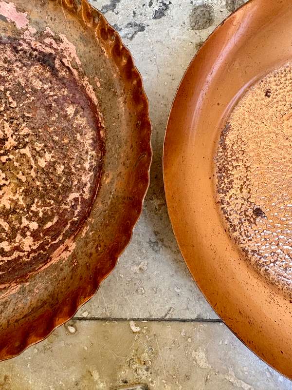 Vintage Mitchel Rose  copper plate pair Rhodesia