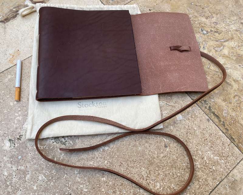Stockton Goods The Richardson leather photo book album