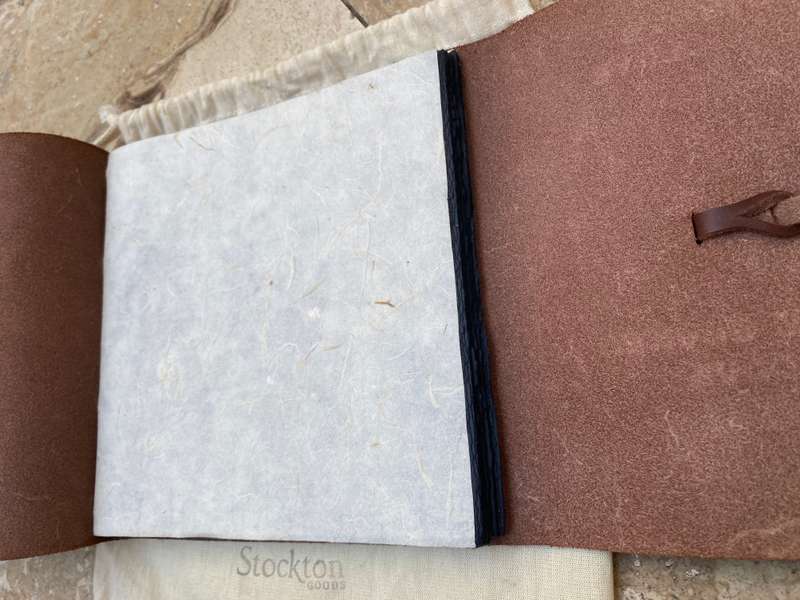 Stockton Goods The Richardson leather photo book album