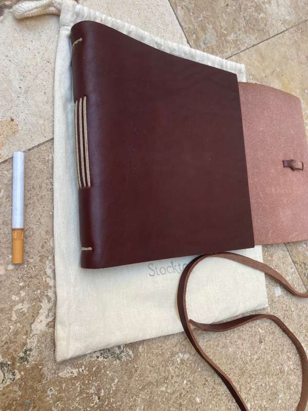 Stockton Goods The Richardson leather photo book album