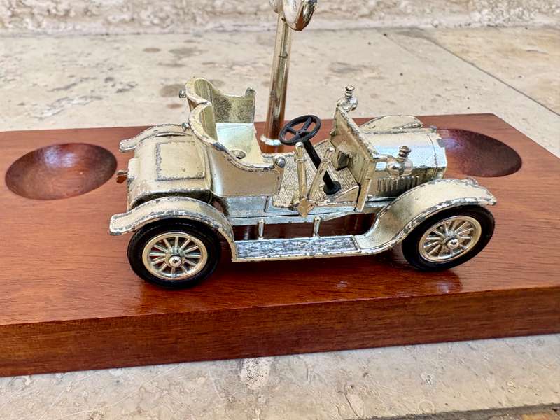 Vintage Lesney diecast car smoking pipe holder