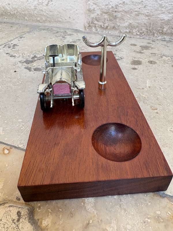 Vintage Lesney diecast car smoking pipe holder
