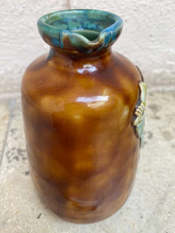 Vintage Royal doulton Kingsware style stoneware whiskey decanter 3d character
