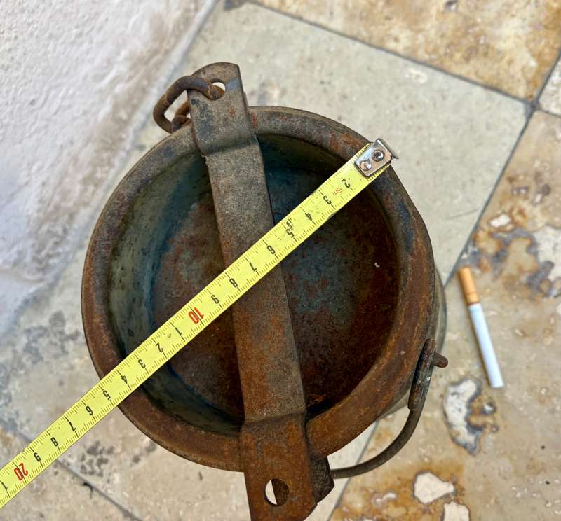 Vintage 2 gallon milk can