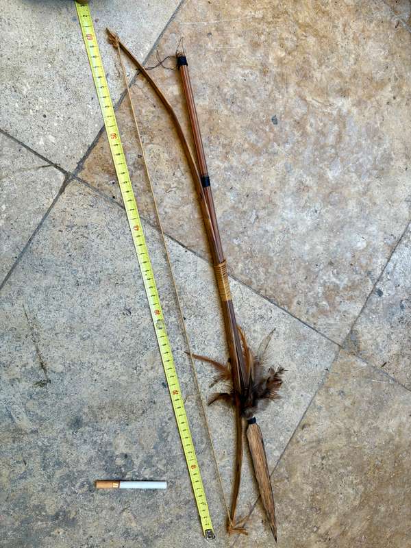 Bamboo bow and arrow 60 cm