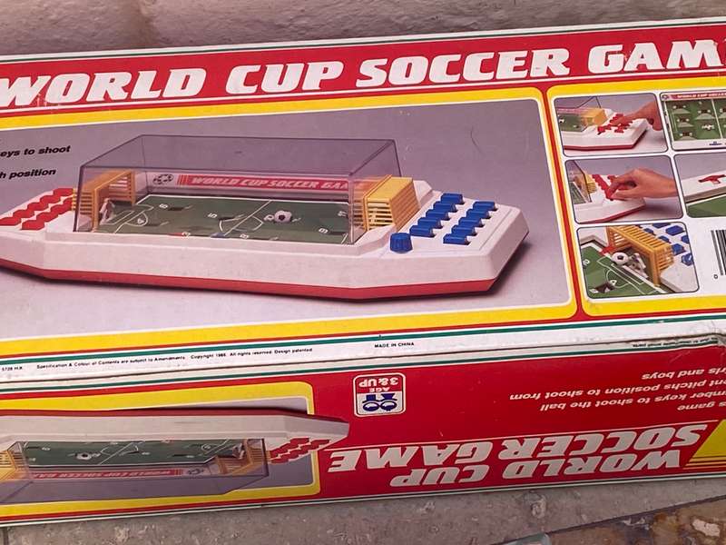Vintage Playwell World Cup soccer game 1986
