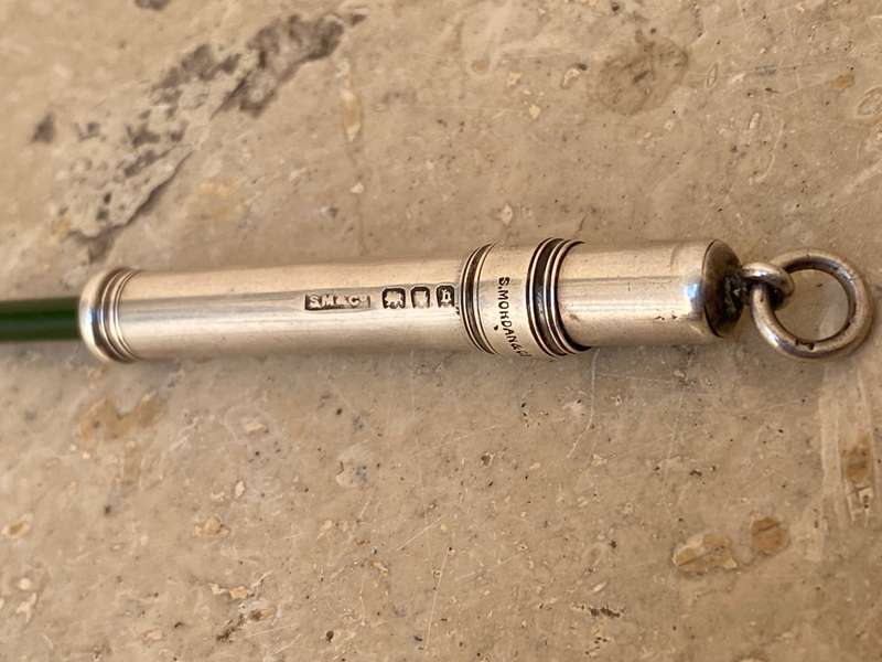 Vintage Samson Mordan sterling silver pencil holder , + antique mechanical propelling  pencil pair