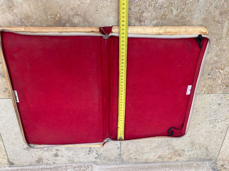 Vintage Bookbook twelve south journal cover lap top cover red and brown leather
