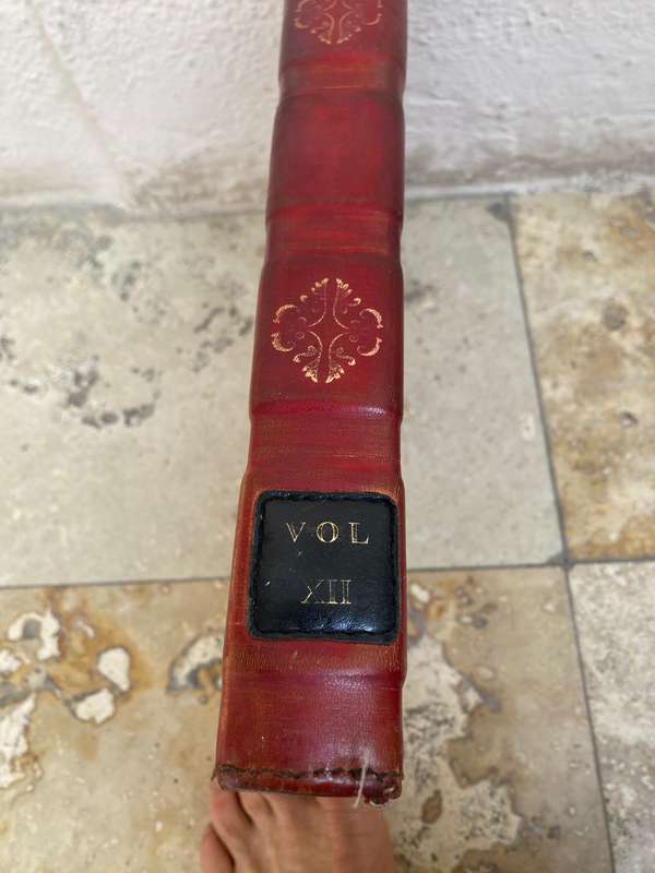 Vintage Bookbook twelve south journal cover lap top cover red and brown leather