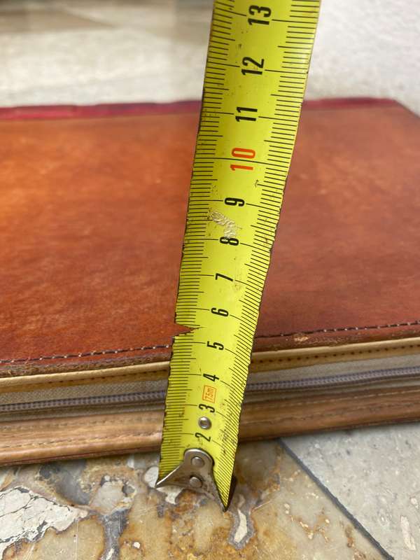 Vintage Bookbook twelve south journal cover lap top cover red and brown leather