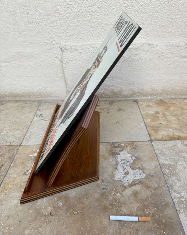 Vintage wood book stand