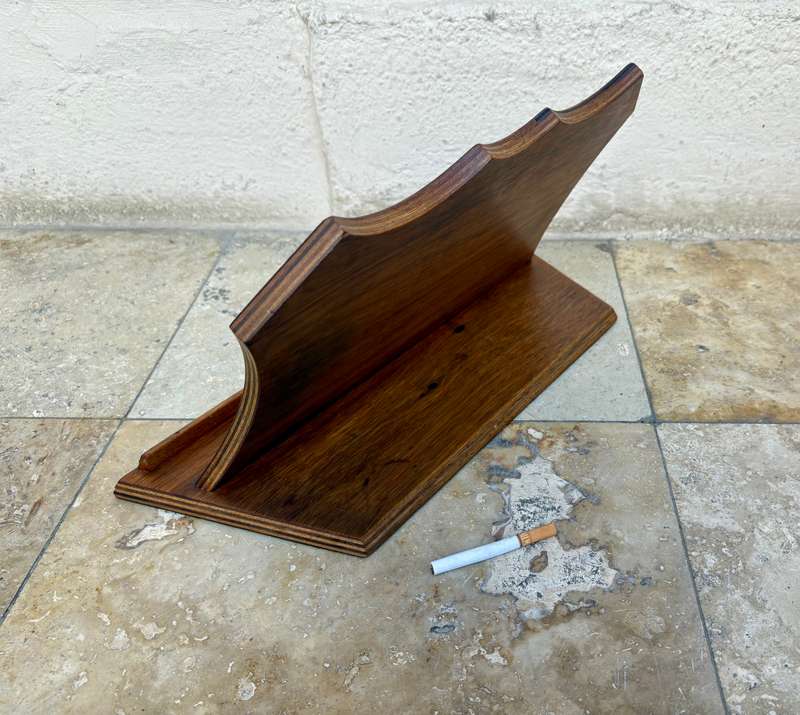 Vintage wood book stand