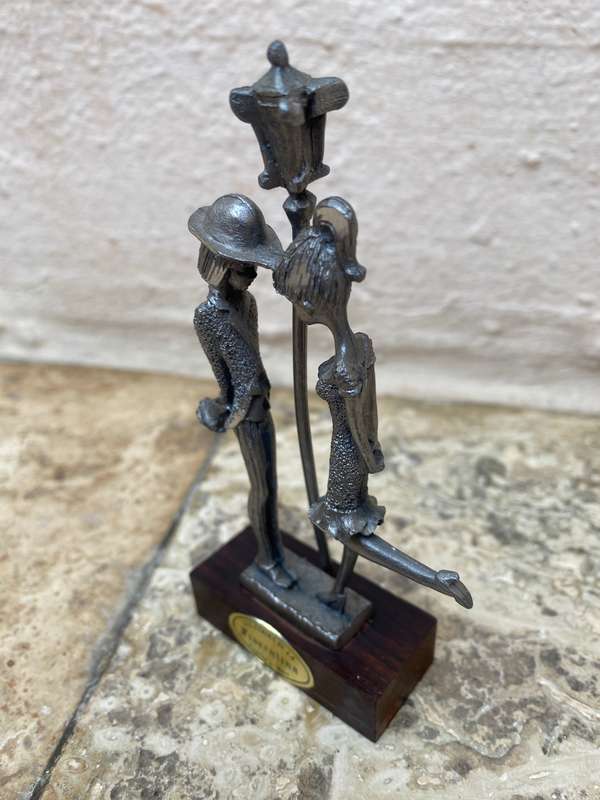 Les Etains De La Fiorentina pewter young love statuette figurine ornament