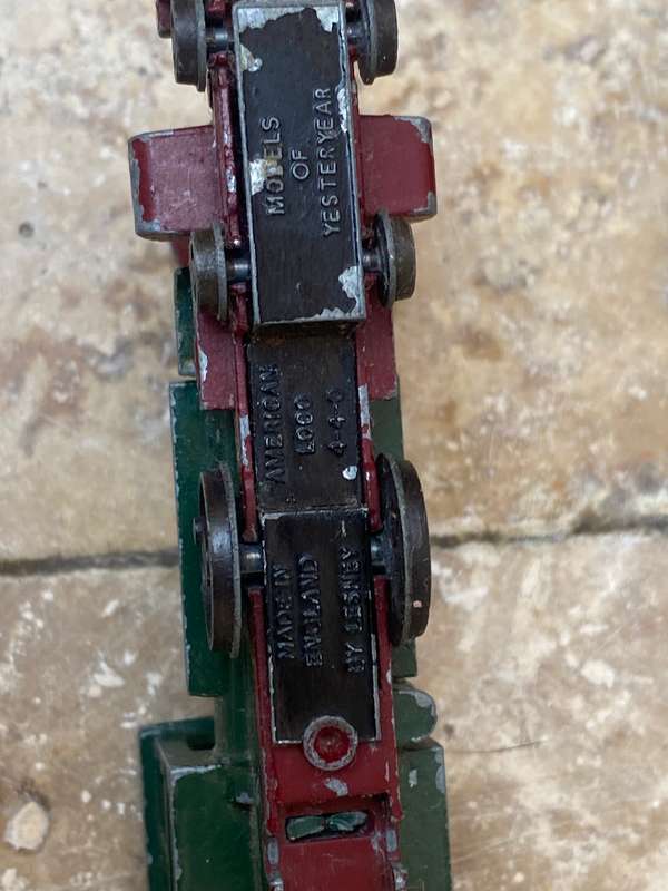 Vintage brumm cart with American loco Lesney tlc