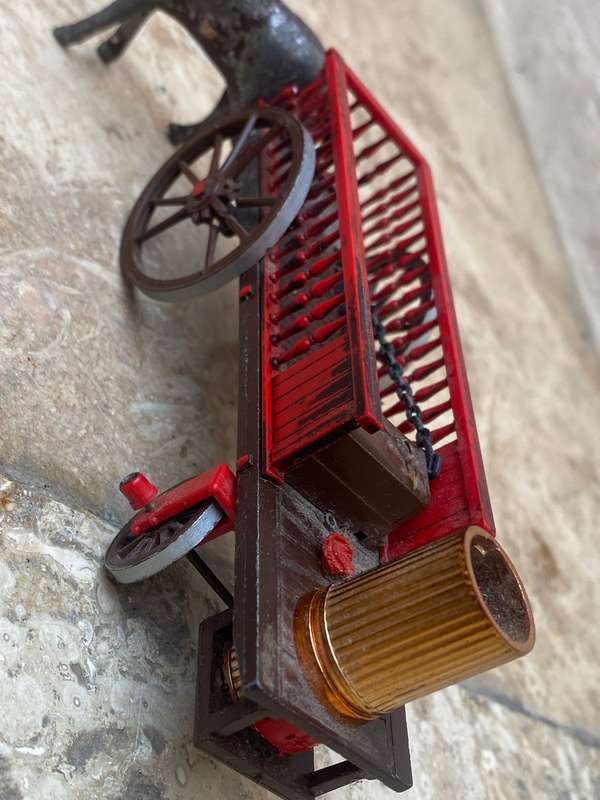 Vintage brumm cart with American loco Lesney tlc