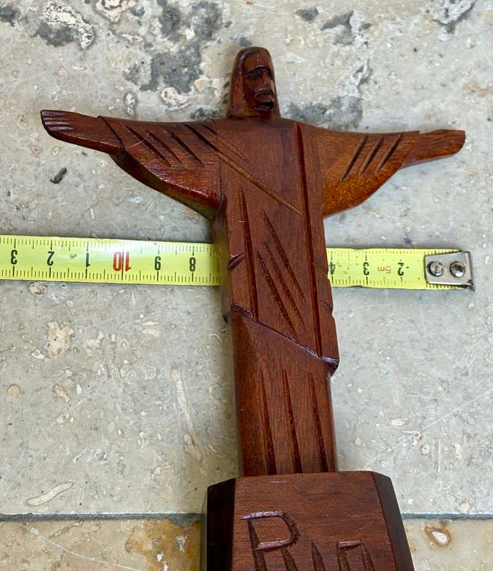 Christ the redeemer wood sculpture Rio