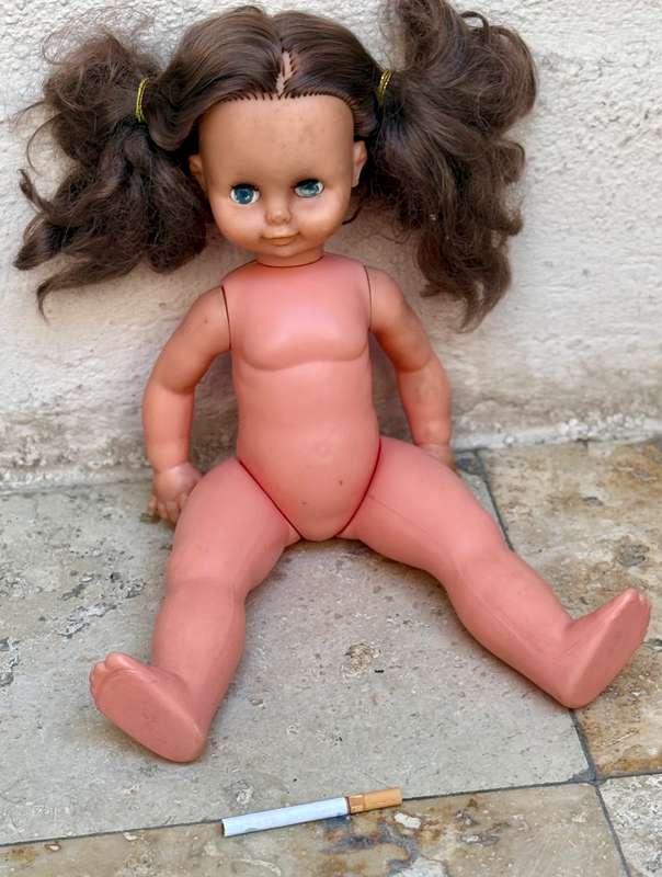 Vintage Burbank toys doll pvc 45cm