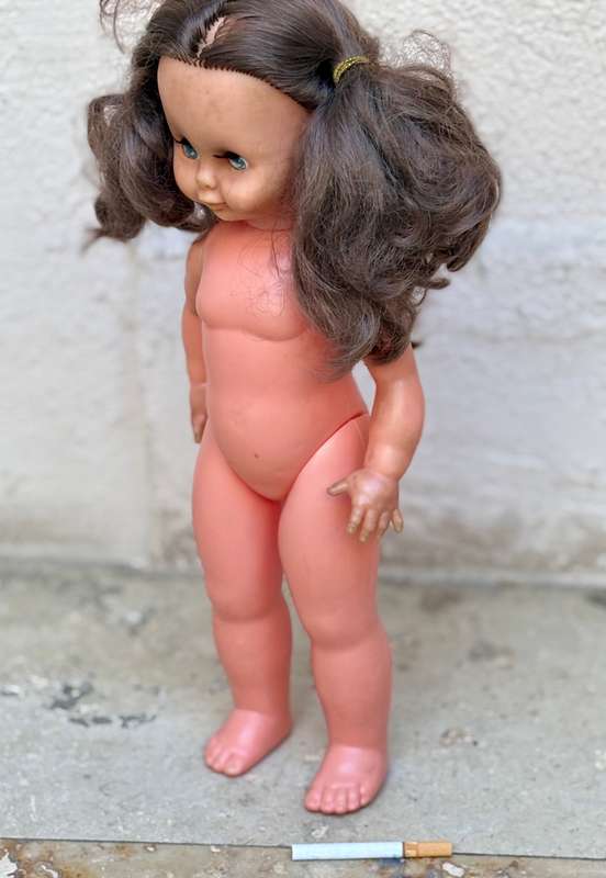 Vintage Burbank toys doll pvc 45cm