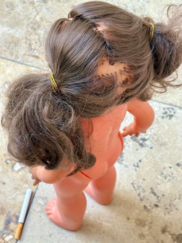 Vintage Burbank toys doll pvc 45cm