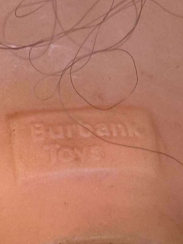 Vintage Burbank toys doll pvc 45cm