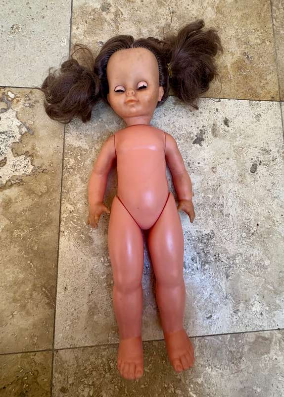 Vintage Burbank toys doll pvc 45cm
