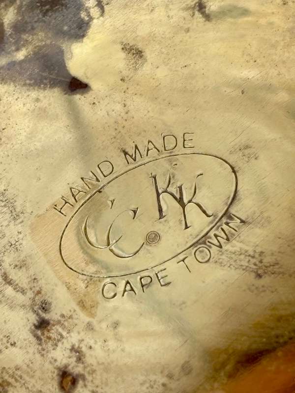 Vintage solid brass umbrella stand cane stand cckk cape town