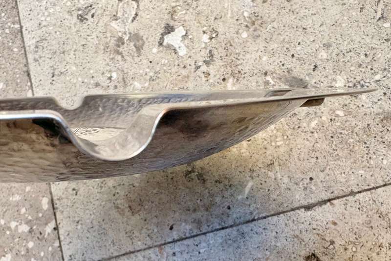 rare Rhodesian African Rifles silver plate  ashtray