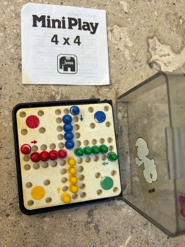 Vintage jumbo Miniplay 4x4 travel game