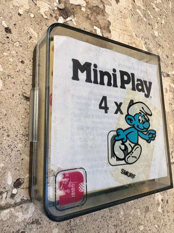 Vintage jumbo Miniplay 4x4 travel game