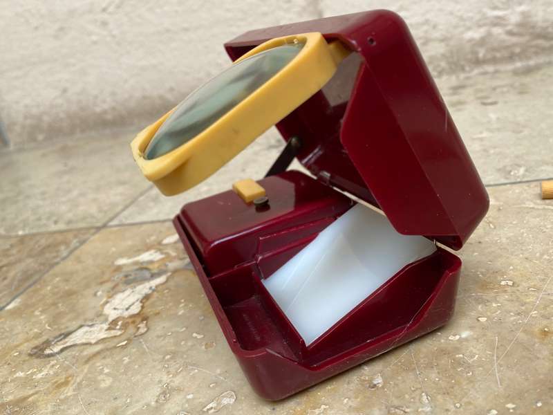 Vintage Patterson illuminated pocket slide viewer