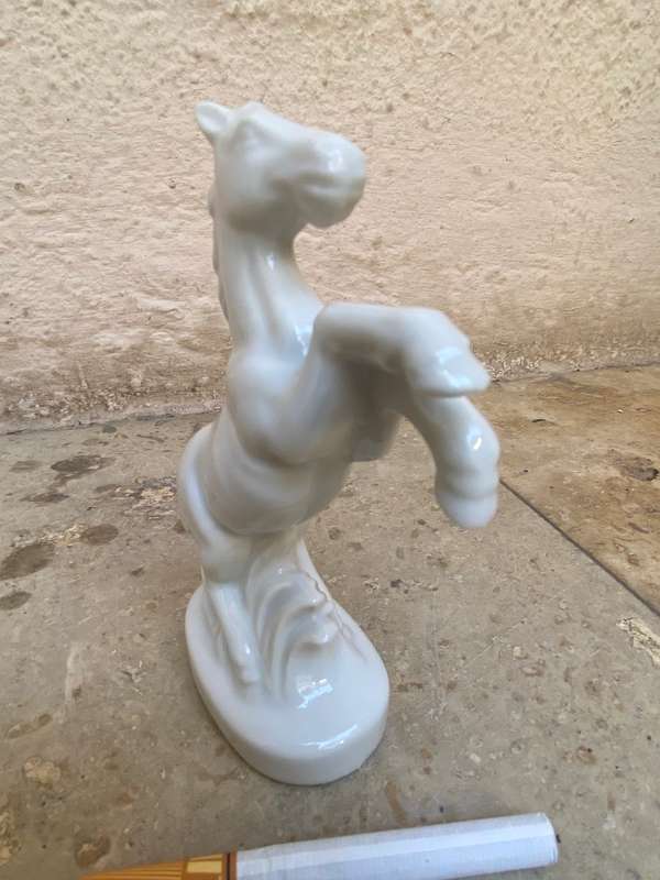 Vintage Wien-Hofreitschule Spanish Riding School Vienna Porcelain Horse Stallion Figurine