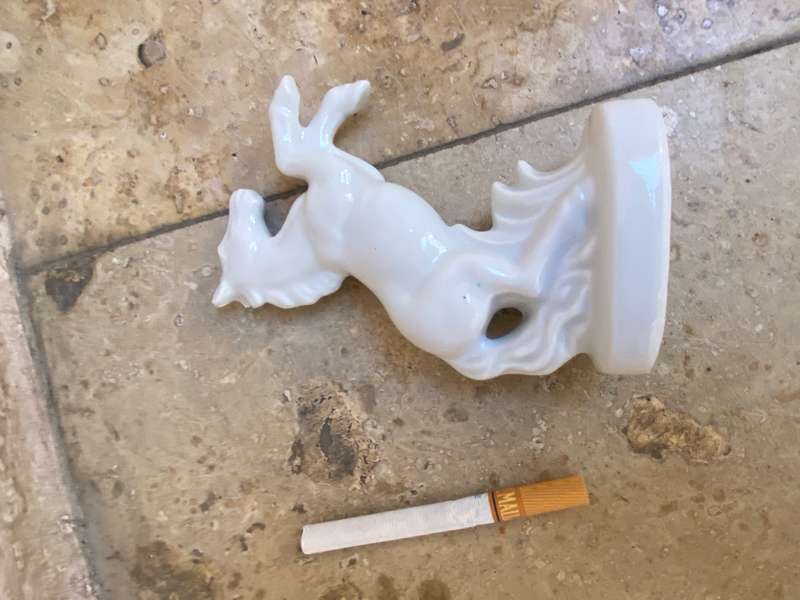 Vintage Wien-Hofreitschule Spanish Riding School Vienna Porcelain Horse Stallion Figurine