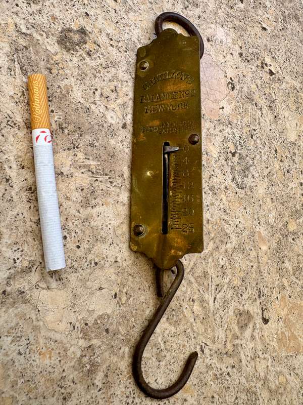 Original Vintage Chatillons balance no 2 , 1891-92 hanging scale