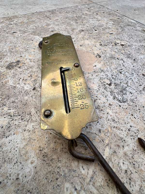 Original Vintage Chatillons balance no 2 , 1891-92 hanging scale