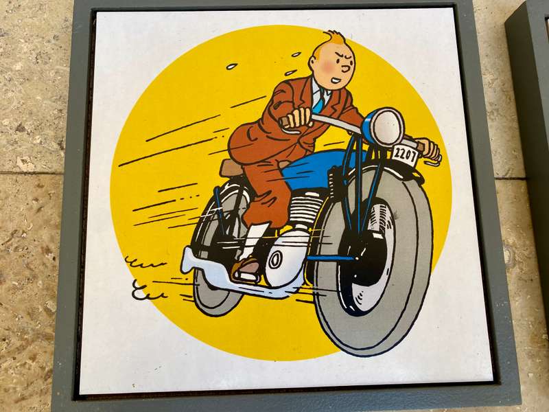 Adventures of tin tin retro wall art poster lot of 3