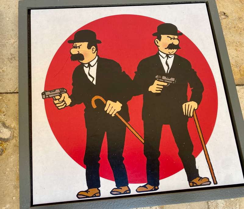 Adventures of tin tin retro wall art poster lot of 3