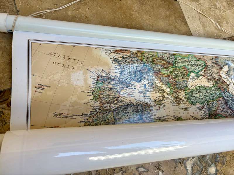 National geographic Africa poster map wall map