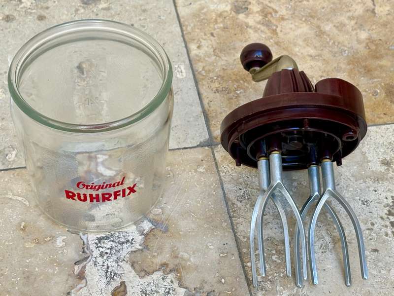 Vintage Original Rührfix whisk from the 50s