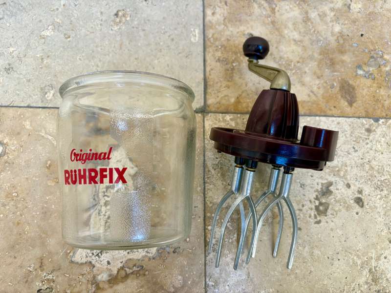 Vintage Original Rührfix whisk from the 50s