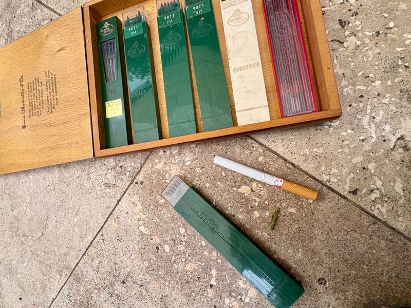 Vintage pencil lead faber castell pencil
