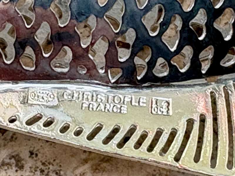 Christofle Silver Plate Fish Figurine From The Lumiere D'Argent Collection , tlc