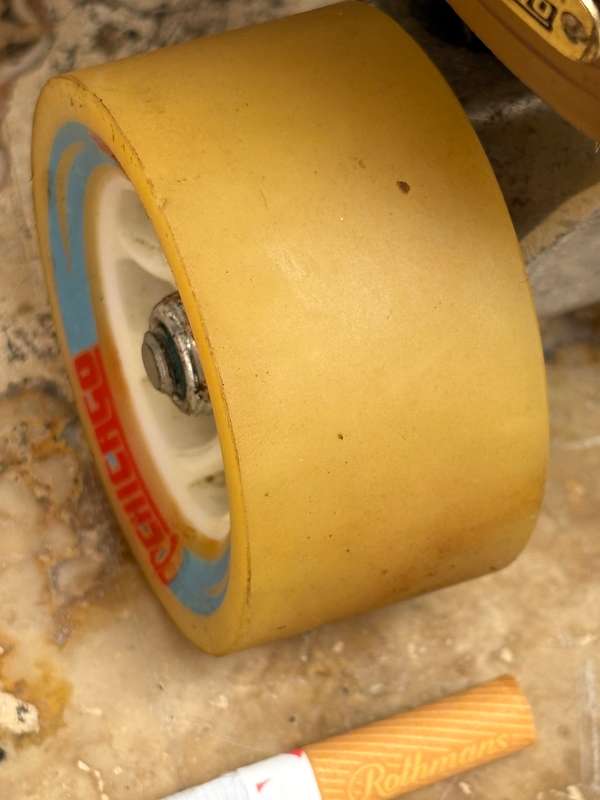Vintage chigago roller skates premium 4 wheeler white leather ladies us 6 eur 37