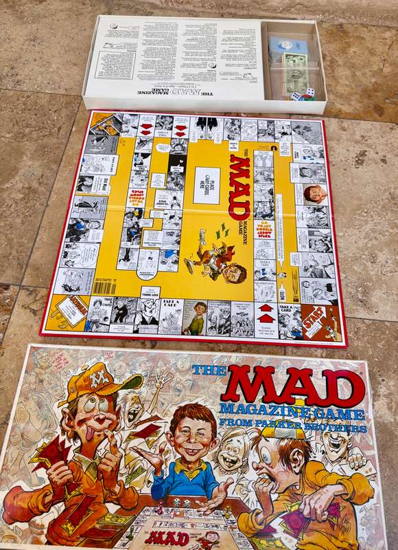 vintage Mad game Mad  Magazine  Game from Parker  Brothers  set 1979 complete