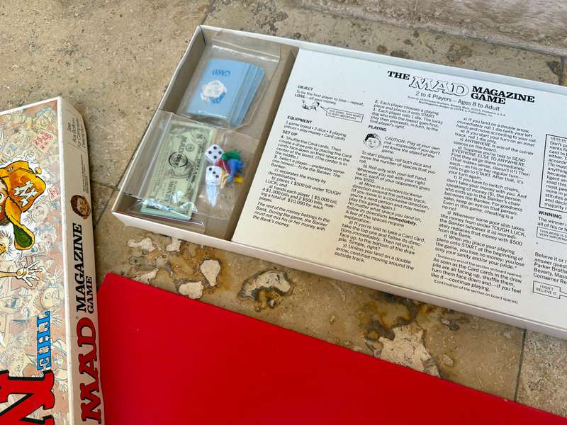 vintage Mad game Mad  Magazine  Game from Parker  Brothers  set 1979 complete
